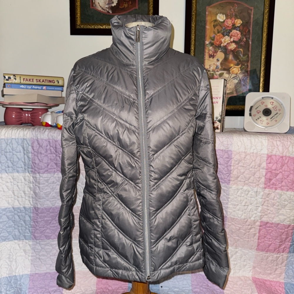 Grey Puffer Jacket